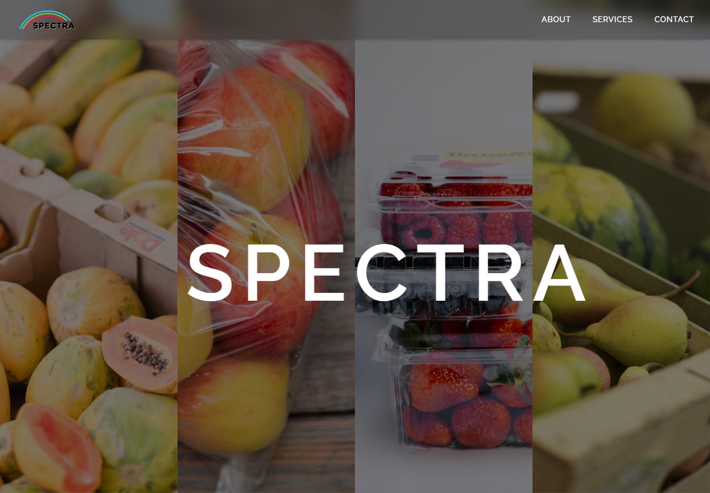 Spectra Trust Website: Public website · desktop capture
